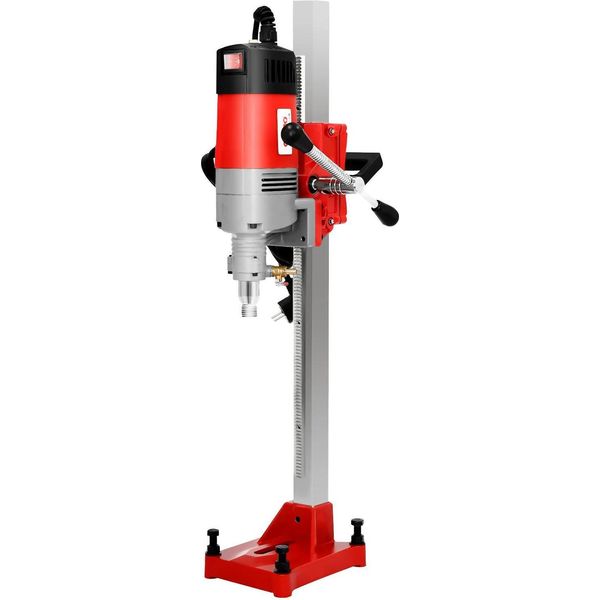 Carotatrice - Potenza 2300 W - Ø Massimo 165 Mm - Tensione 220 V - Velocità 740 Giri/Min - Spina Ue - Corsa 60 Cm - Rosso-image