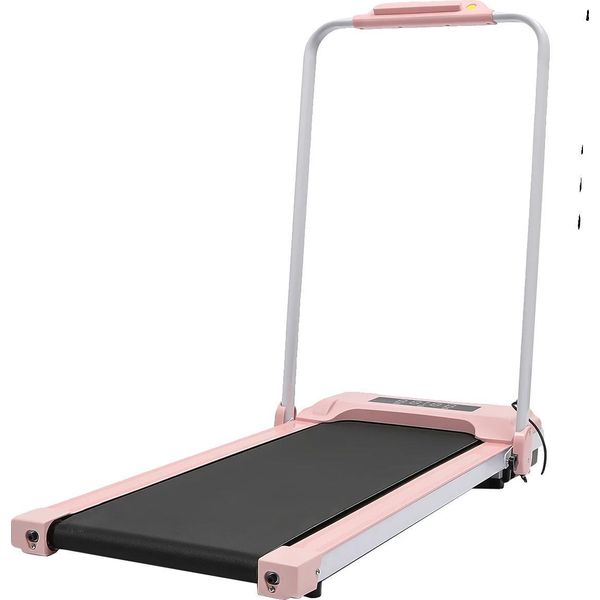Tapis Roulant Elettrico, Design Pieghevole, Velocità Regolabile, Rosa-image
