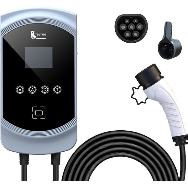 Caricabatterie Per Veicoli Elettrici, Ricarica Intelligente, Funzioni Di Protezione Multiple, 22KW 32A Trifase, TYPE2-image
