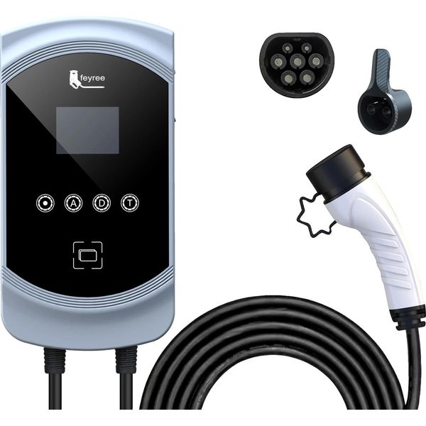 Caricabatterie Per Veicoli Elettrici, Ricarica Intelligente, Funzioni Di Protezione Multiple, 11KW 16A Trifase, TYPE2-image