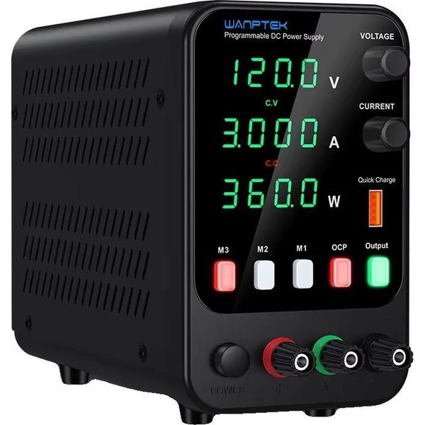 Alimentatore Da Laboratorio, Tensione Di Uscita Regolabile, Caratteristiche Di Sicurezza, 120V 3A APS1203H-image