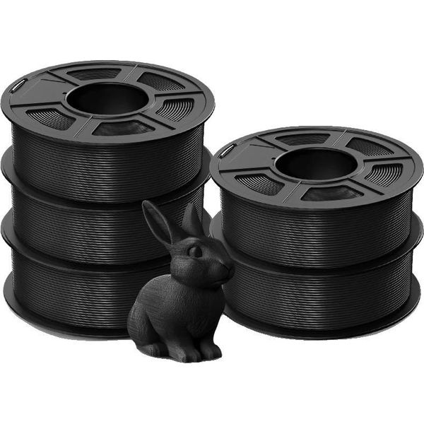 Filamento Per Stampante 3D, Materiale Pla, Alta Tenacità, PLA-5BK-5,5KG-image
