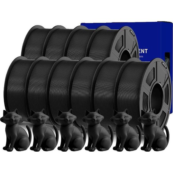 Filamento Per Stampa 3D, Elevata Tenacità, Stampa Uniforme, Petg 10BK-image