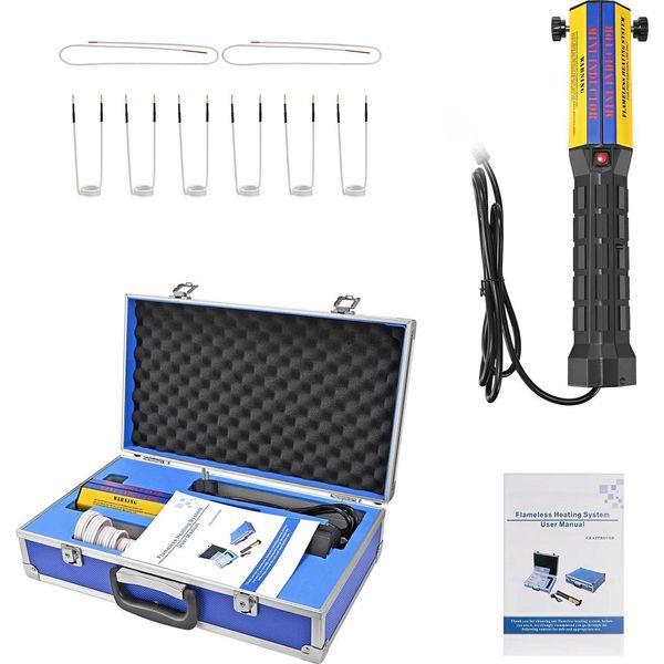 Riscaldatore A Induzione, Design Portatile, 8 Bobine Incluse, Spina 220V Eu-image