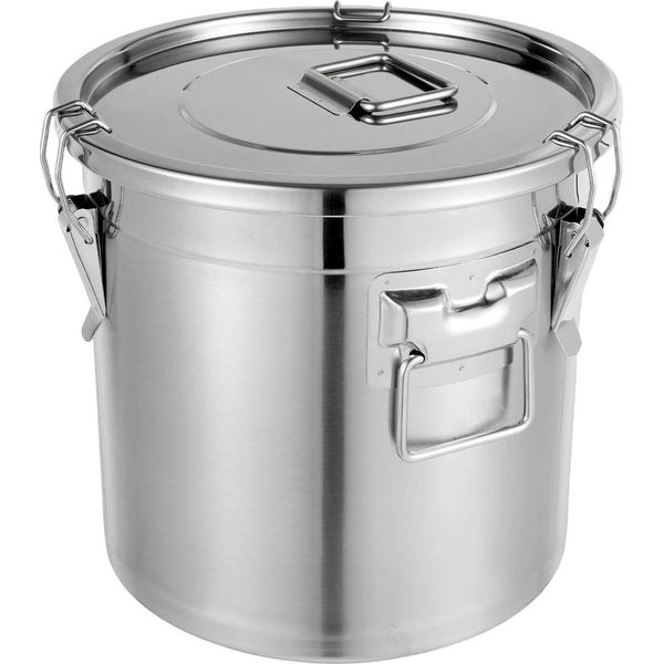 Contenitore Di Stoccaggio, Struttura In Acciaio Inox, Design Ermetico, 33 Litri-image
