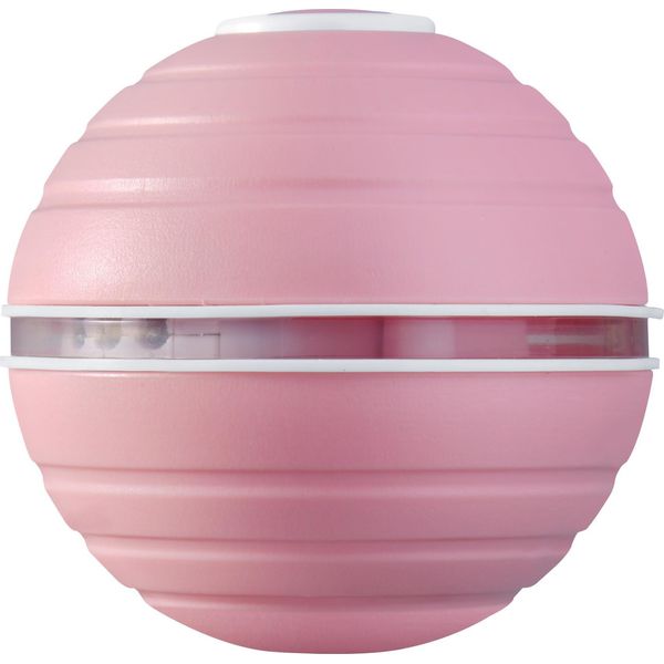 Inf Palla Giocattolo Automatica 2-In-1 Per Gatti Con Puntatore Laser - Divertimento Interattivo Per Animali Domestici Rosa-image