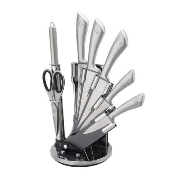 Royalty Line RL-KSS600: Set Di Coltelli Da 8 Pezzi Con Ceppo-image