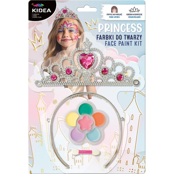 Pittura Per Il Viso Da Principessa Con Diadema Kidea-image