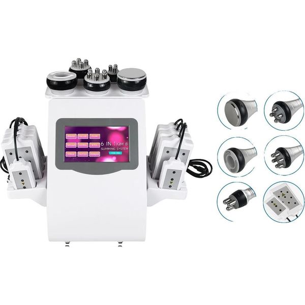 Macchina Per Cavitazione Sottovuoto, Tecnologia A Ultrasuoni 6 In 1, Modellamento Del Corpo, Macchina 6 In 1, Spina Ue-image