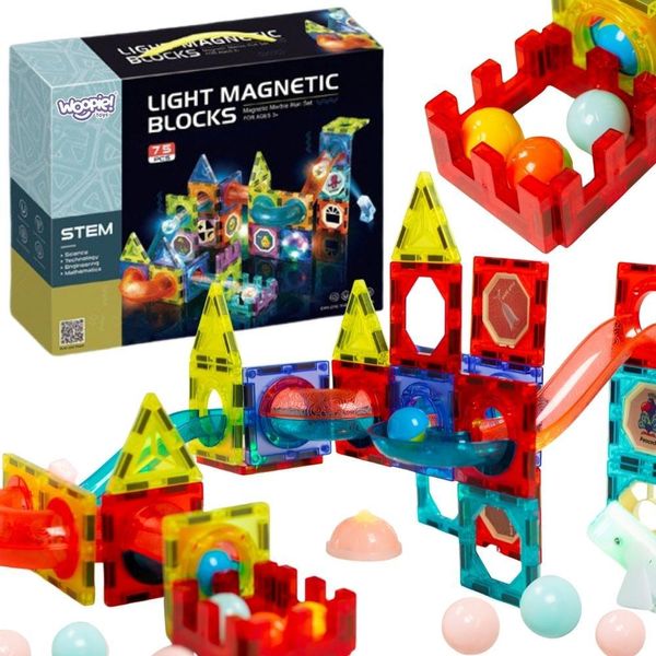 Woopie Blocchi Magnetici Light Ball Track 75 El.-image