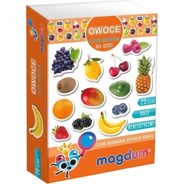 Magneti Di Frutta Per Bambini 25 Pezzi Mv 6032-11-image