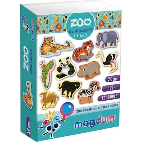 Set Di Calamite Per Zoo Per Bambini 20 Pezzi Mv 6032-05-image