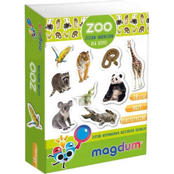 Magneti Per Bambini Zoo 19 Pezzi Mv 6032-02-image