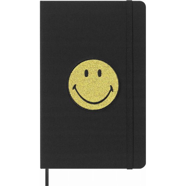 Taccuino Moleskine - Smiley, Grande/A5, Copertina Rigida, Foderato, Logo Smiley-image
