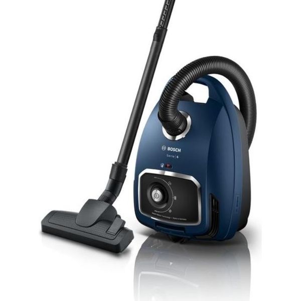 Aspirapolvere A Traino Da 600 W E 75 Db, Blu Imperiale Bosch Bgb6X300-image