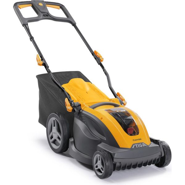 Tosaerba A Batteria Stiga Combi 340E, Larghezza Di Taglio 38 Cm, Funzione Mulching, Incl. 1X Batteria 4 Ah (E440) E Caricabatterie-image