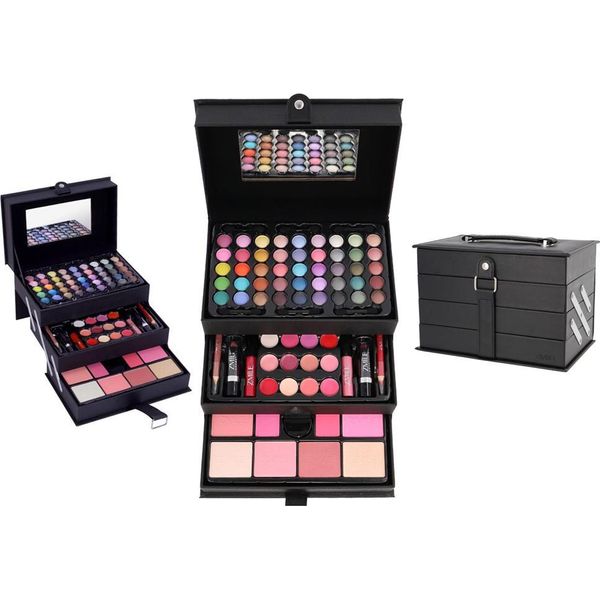 Astuccio Per Cosmetici Zmile Vegan Tiered Black Cosmetic Case - 4038432014452-image