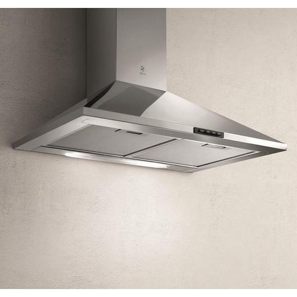 Cappa Da Parete Decorativa 60Cm 68Db 395M3/H Acciaio Inossidabile Elica Prf0091761B-image