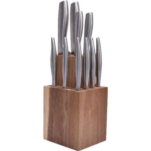 Blocco Di 10 Coltelli In Acciaio Inox Jean Dubost Df13A0X0X0125-image