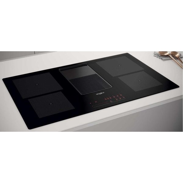 Whirlpool Wvh 92 K/1 Nero Da Incasso 80.4 Cm Piano Cottura A Induzione 4 Fornello(I) Cappa Da Incasso-image