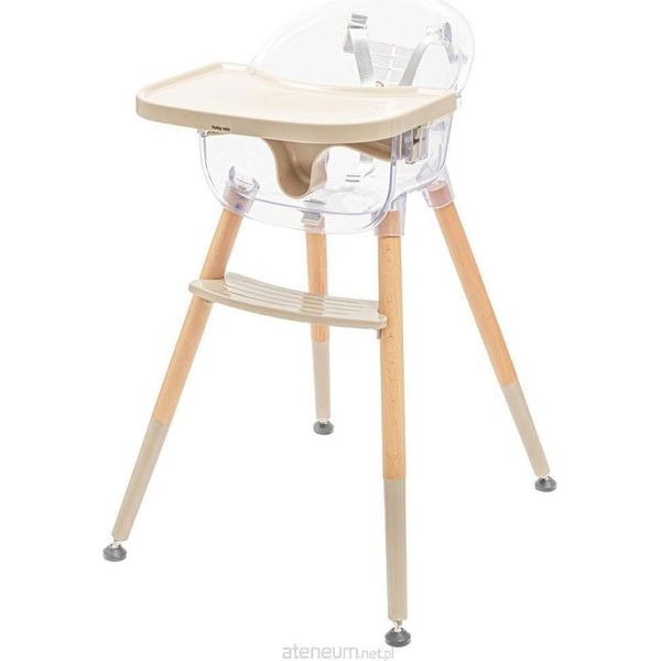 Sedia Da Pranzo Baby Mix Ingrid In Legno Beige-image