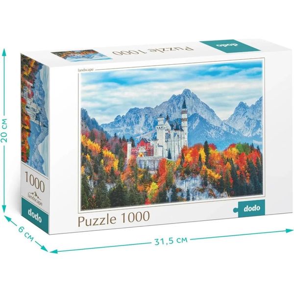 Puzzle Castello Di Neuschwanstein, 1000 Pezzi. 301169-image