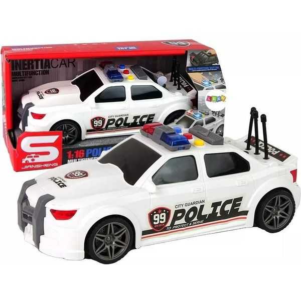 Polizei-Sportwagen 1:16 White Sound-image