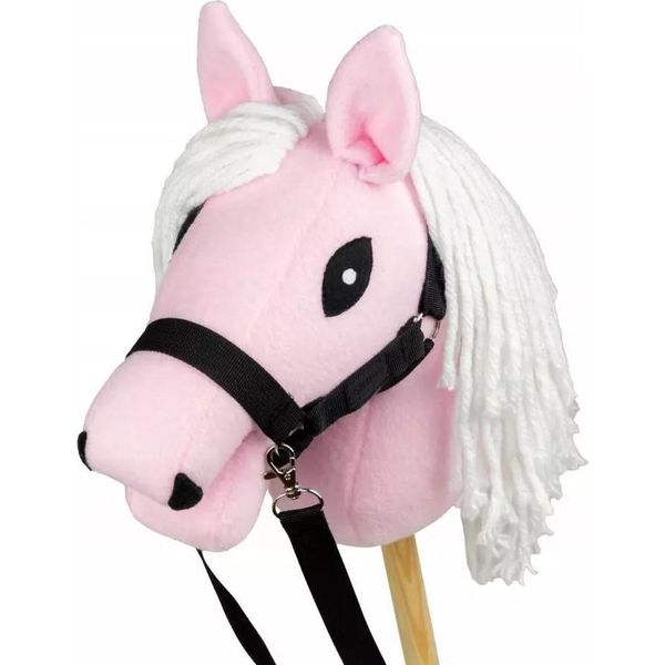 Cavallo Hobby Skippi. Cavallo Su Bastone Rosa-image