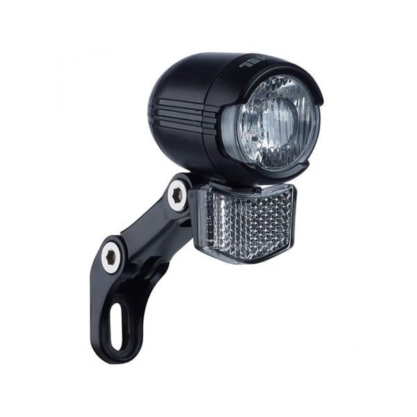 BüChel Shiny 40 Fahrrad Licht 40 Lux Fahrradbeleuchtung Led Stvzo Beleuchtung Standlicht Fahrradlampe Weiß Fahrradlicht Vorne FüR Dynamo-image