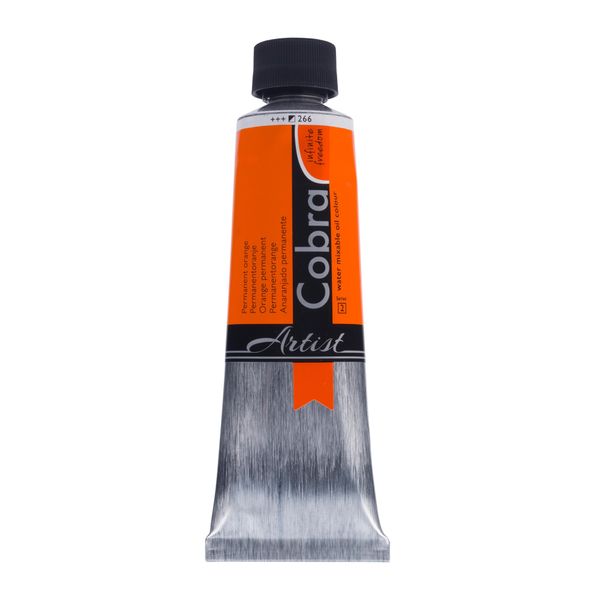 Cobra Artist Olio Ad Acqua Miscelabile In Tubetto 150 Ml Arancio Permanente 266-image
