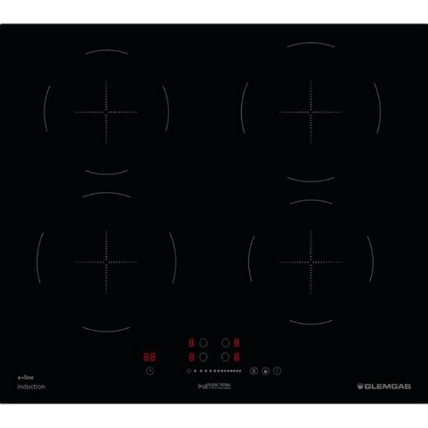 Glem Gas GTI640SL Piano Cottura Nero Da Incasso 60 Cm Piano Cottura A Induzione 4 Fornello(I)-image