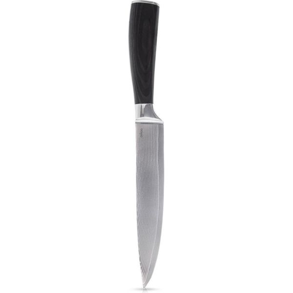 Orion | Coltello Da Cucina - Acciaio Damasco - 30,5 Cm - Manico In Legno - Coltello Affilato - Coltello Da Chef-image