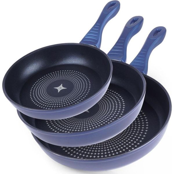 Set Di Padelle Orion - 20/24/28 Cm - Rivestimento Antiaderente - 3 Pezzi - Alluminio-image