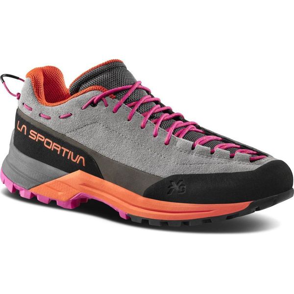Tx Guide Leather Donna, Grigio/Cherry Tomato, 39.5, Approach, Scarpe - La Sportiva-image