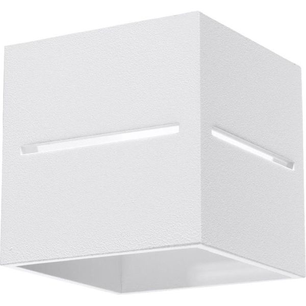 Basalt G9 Lampada Da Parete In Alluminio Bianco, Dimmerabile, Moderna-image