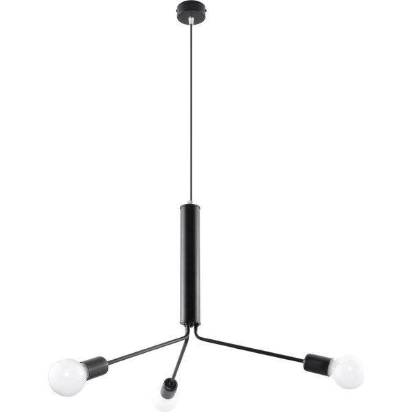 Lampada A Sospensione Oralia A 3 Luci Nera Lumilo-image