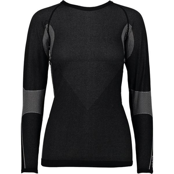 Cmp Seamless 3Y96804 Baselayer A Maniche Lunghe Nero S-M Donna Nero S-M-image