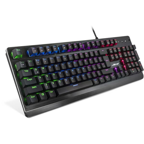 Inter Tech 88884100 Inter-Tech Gaming Tastatur Nitrox NK-2000ME-image