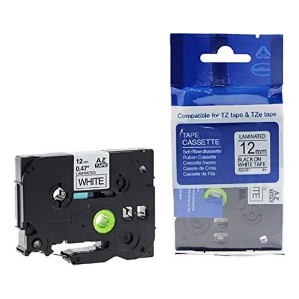 Rillstab 85596 Rillstab Schriftbandkassette Schwarz/Weiß, 6 Mm X 8 M-image