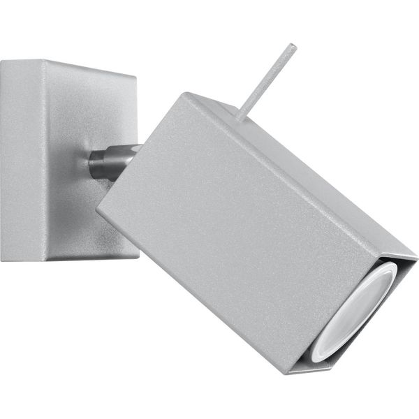 Elegante Applique Grigia GU10 Kinkiet Venzo-image