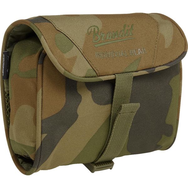 Brandit BD8060 | Borsa Da Toilette Media Accessori Taglia Unica - Colore: Woodland - Taglia: Taglia Unica-image