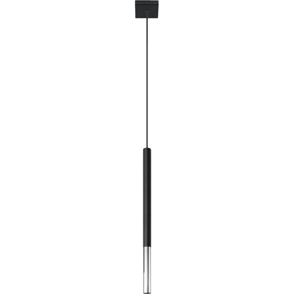 Elegante Lampada A Sospensione Arenio 1 G9 Nera Di Lumilo-image