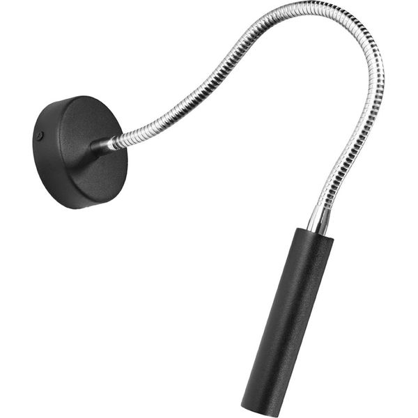 Kinkiet Squarix 1 G9 Lampada Da Parete Nera Lumilo-image