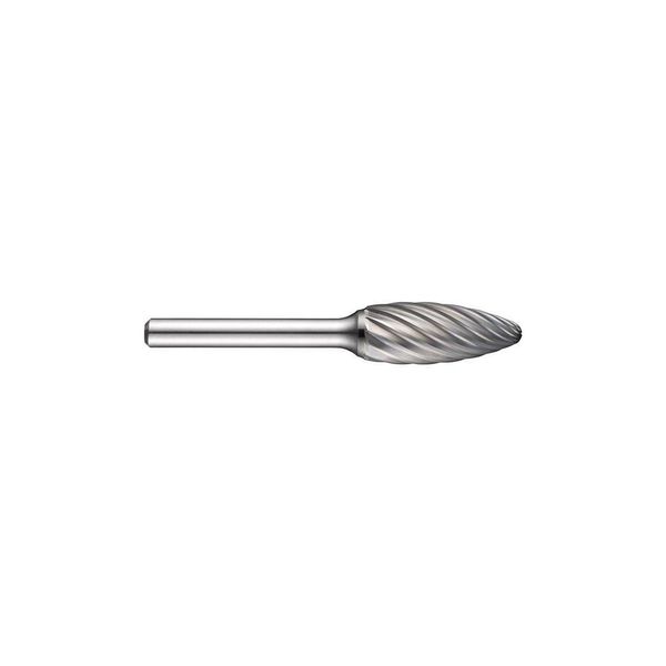 Fresa H Ø 8 Lunghezza Testa 19 Mm Gambo Ø 6 Dentatura In Metallo Duro Per Inox-image