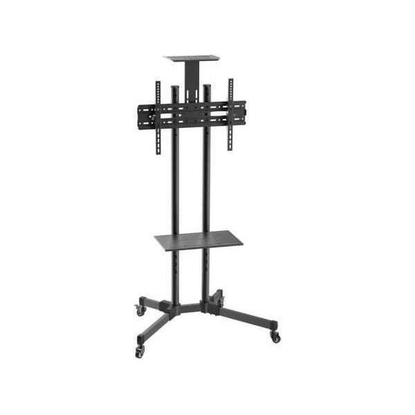 Aisens FT70TE-035 Supporto Da Pavimento Inclinabile Con Rotelle Per Tv 37-70" / Fino A 50 Kg"-image