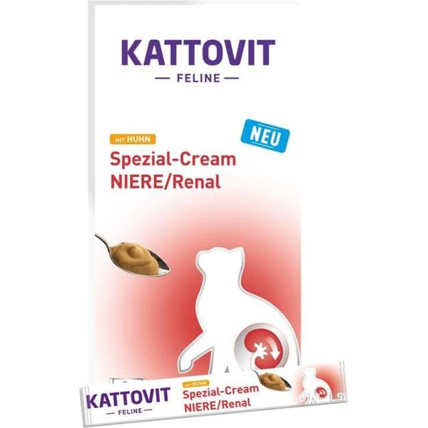 Kattovit 15Gx6X11 Dieta Feline Spezial-Cream Reni/Renali Pollo-image