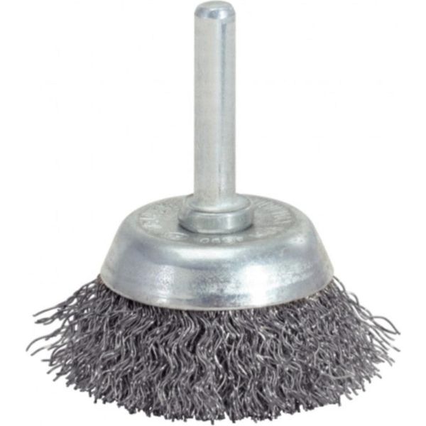 Ks Tools Spazzola A Tazza In Filo D'acciaio 0,3 Mm, ø 75 Mm, 340.0004-image