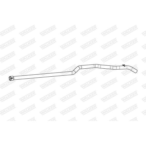 Tubo Di Scarico Posteriore Da Walker (10909) Tubo Del Sistema Di Scarico Tubo Del Sistema Di Scarico, Tubo Del Sistema Di Scarico, Tubo A Y, Tubo Di Scarico-image