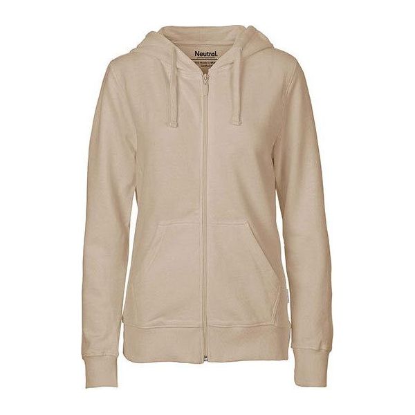 Neutral O83301 | Felpa Con Cappuccio E Zip Da Donna - Colore: Sabbia - Taglia: S-image