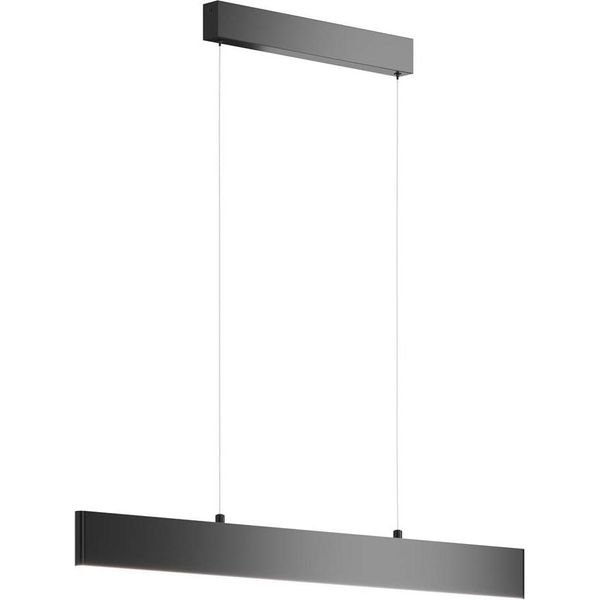 Lampada A Sospensione A Led, Metallo, Nero Opaco, L 91 Cm-image